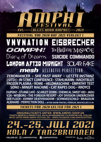 Amphi Festival 2021 Flyer