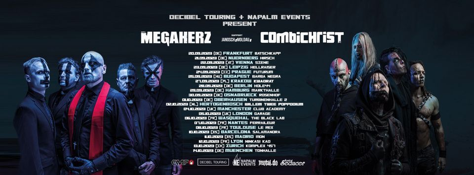 MEGAHERZ x COMBICHRIST – Europa Tour 2023