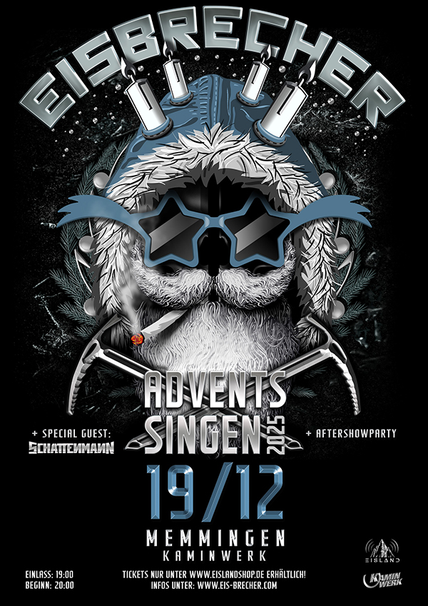 EISBRECHER laden zum Adventssingen ins Kaminwerk Memmingen