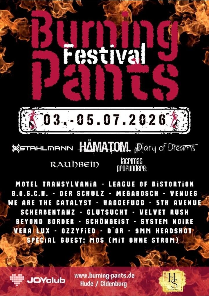 Burning Pants Festival 2026